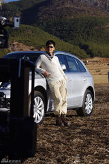 幻灯：郭晓冬牵手汽车品牌 任首位代言人拍摄广告