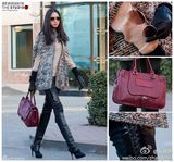 明星爱街拍第15期：女星皮裤VS男星哈伦裤搭配