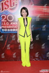 组图：容祖儿九夺劲歌金曲歌后 林峰获最受欢迎