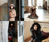 高清组图：朴敏英冬装写真浪漫甜美笑容可人