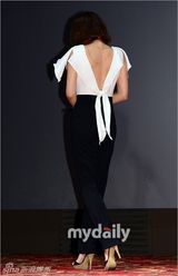 组图：恐怖片《提线木偶》首映 具智成性感露背