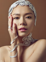 组图：程怡天鹅写真 黑白极致优雅脱俗