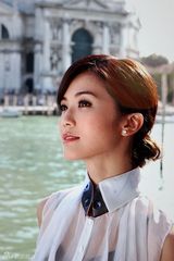 高清组图：阿Sa(蔡卓妍)威尼斯水城初体验