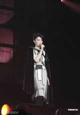 组图：王菲演唱会众星捧场 带众人为灾民祈福