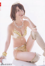 组图：大岛优子秀多面性感 爆乳半裸玩泡泡浴