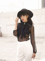 组图：贾青《鸿门宴》性感穿越 写真变冷艳杀手