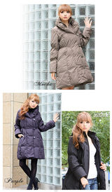 组图：中北成美穿羽绒服拍写真秀冬日甜美搭配