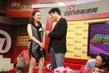 组图：《非常幸运》王力宏章子怡做客