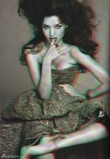 组图：米兰达-可儿登《Vogue》释放性感魅力