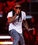 高清图：52届格莱美现场 李-韦恩精彩演出霸气十足