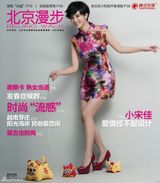 幻灯组图：小宋佳溜虎俏皮可爱 改良旗袍秀美腿