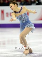 组图：金妍儿世界花样滑冰锦标赛短节目居首