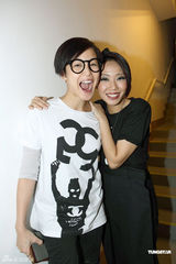 组图：卓韵芝栋笃笑获陈志云捧场 郑伊健登台开讲