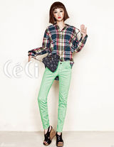 高清组图：尹胜雅七彩春装写真变身可爱精灵