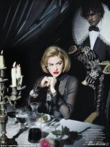 组图:凯特-阿普顿最新大片变黑寡妇 展神秘魅惑