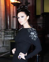 高清组图：维多利亚现身伦敦出席英国时装协会奖