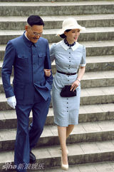 组图：陈数《一代枭雄》上演民国时装秀