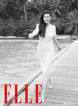 组图：张雨绮登《ELLE》绽放自信生活