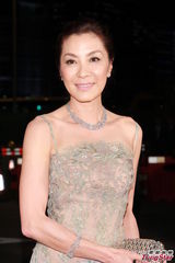 组图：杨紫琼亮相红毯 绣珠长裙华贵露美背