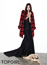 高清组图：李孝利携爱犬上阵拍写真 引领今冬时尚