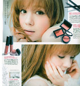 高清组图：日本混血女模玲奈可爱写真似洋娃娃