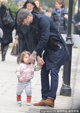 策划：七公主和萌爸贝克汉姆的亲密瞬间