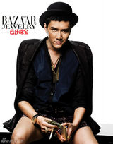 组图：冯绍峰《芭莎珠宝》大片曝光 钻石外表文艺心