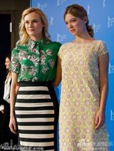 组图：《再见我的皇后》柏林亮相 戴安-克鲁格优雅