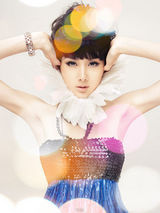 高清组图：孙菲菲时尚炫色写真 笑容明媚动人