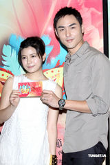 幻灯图：阮经天为台北电影节造势 澄清与旧爱关系