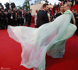 高清组图：黛安-克鲁格飘逸水蓝色斜肩礼服亮相