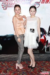 组图：《狂野时速6》港首映 JessicaC露背性感