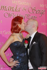 组图：李蕙敏香港补请喜宴 黄伟文要当小孩干爹