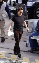 组图：克鲁斯新片热拍 迪亚兹大赞搭档