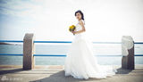 组图：傅淼纯美婚纱照曝光 结束八年恋爱长跑