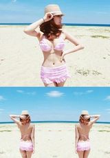 组图：韩女星蔡宝美热辣写真 秀蛮腰美腿爆乳