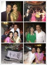 组图：刘嘉玲邀猛男会所印度风情趴