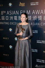 组图：章子怡凭《一代宗师》获最佳女主角奖
