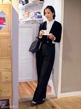 组图：韩雪街拍造型复古 彰显典雅精致美