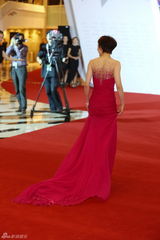 组图：孙俪亮相上海电视节 憾失视后