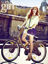 高清组图：少女时代Jessica巴黎写真显浪漫风情