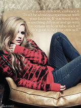 高清组图：艾薇儿登杂志封面 离婚后蜕变成熟