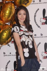 组图：陈慧琳出席时尚活动 无奈于老公脱发秃顶