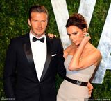 高清组图：贝克汉姆夫妇结伴亮相奥斯卡派对