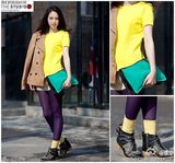 明星爱街拍第27期：T恤短裤POLO衫搭配(组图)