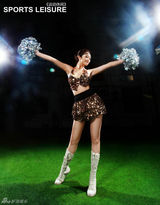 高清图：李欣汝化身运动女郎 时尚写真甜美风范