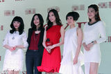 组图：倪妮身价飙升代言国际品牌 红裙优雅迷人