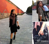 组图：明星爱街拍第二期 秋冬不可缺少各式围巾