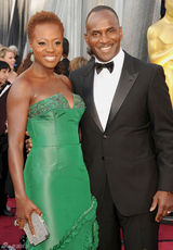 高清组图：奥斯卡红毯维奥拉-戴维斯绿色礼服