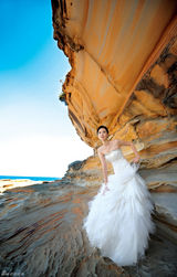 张萌婚纱大片邂逅悉尼浪漫 情人节透恨嫁心(图)